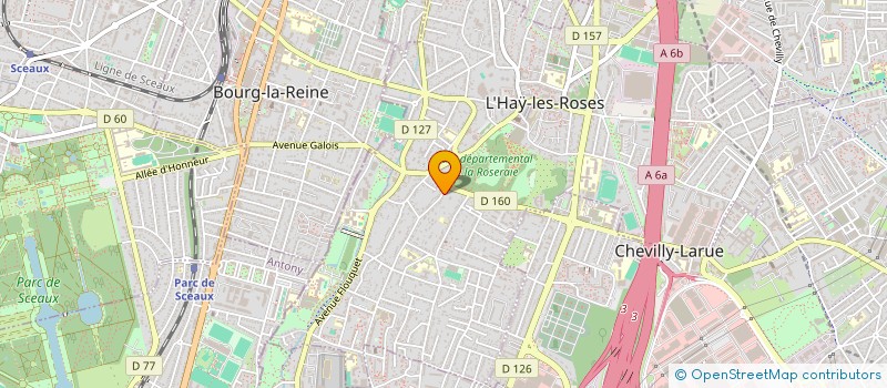 localisation de l'entreprise MONSIEUR ANTOINE CICCHINI à L'HAY-LES-ROSES