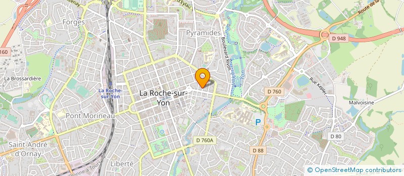 localisation de l'entreprise MONSIEUR ANTOINE CIRIER à LA ROCHE-SUR-YON