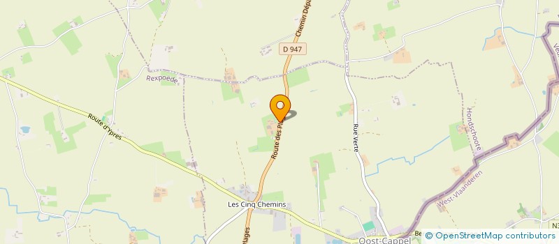 localisation de l'entreprise MONSIEUR ANTOINE CLAEYS  OOST-CAPPEL