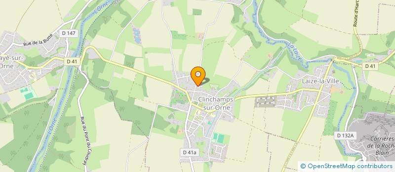 localisation de l'entreprise MONSIEUR ANTOINE CLAIRAUX  LAIZE-CLINCHAMPS