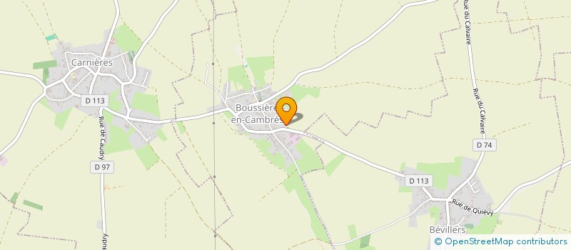 localisation de l'entreprise MONSIEUR ANTOINE CLAISSE à BOUSSIERES-EN-CAMBRESIS
