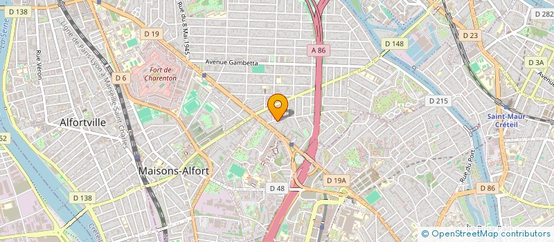 localisation de l'entreprise MONSIEUR ANTOINE CLARISSE  MAISONS-ALFORT