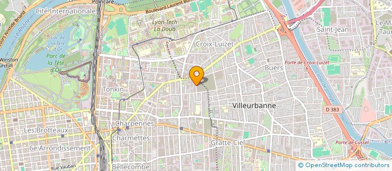 localisation de l'entreprise MONSIEUR ANTOINE CLEON  VILLEURBANNE