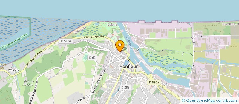 localisation de l'entreprise MONSIEUR ANTOINE CLERC-RENAUD à HONFLEUR