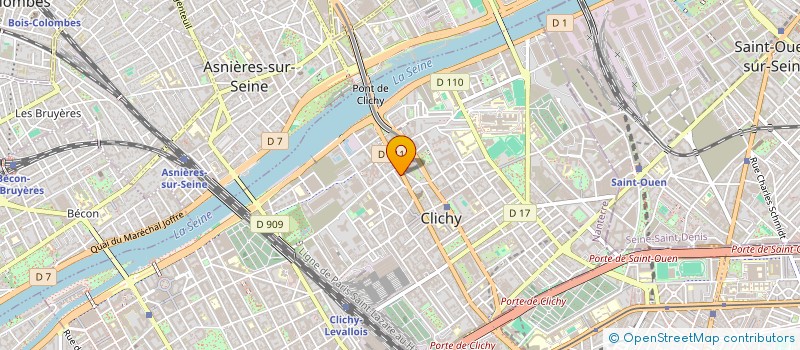 localisation de l'entreprise MONSIEUR ANTOINE CLOS à CLICHY