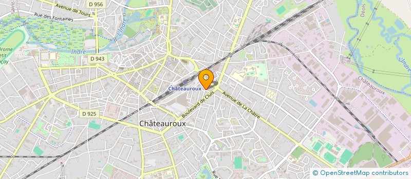 localisation de l'entreprise MONSIEUR ANTOINE CLOUE à CHATEAUROUX