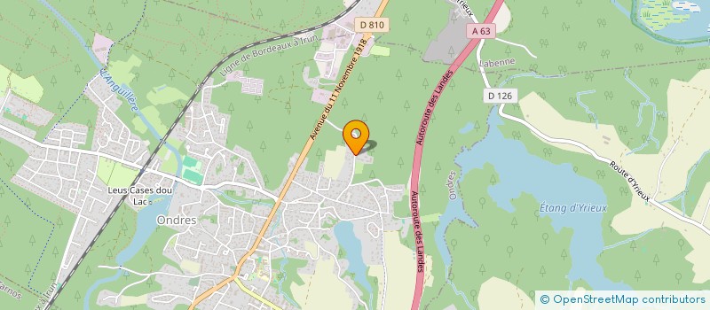 localisation de l'entreprise MONSIEUR ANTOINE CLUZEL  ONDRES