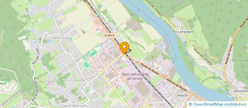 localisation de l'entreprise MONSIEUR ANTOINE COATMEUR  VERNON