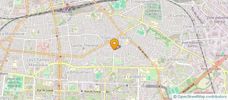 localisation de l'entreprise MONSIEUR ANTOINE COCHAIN  RENNES