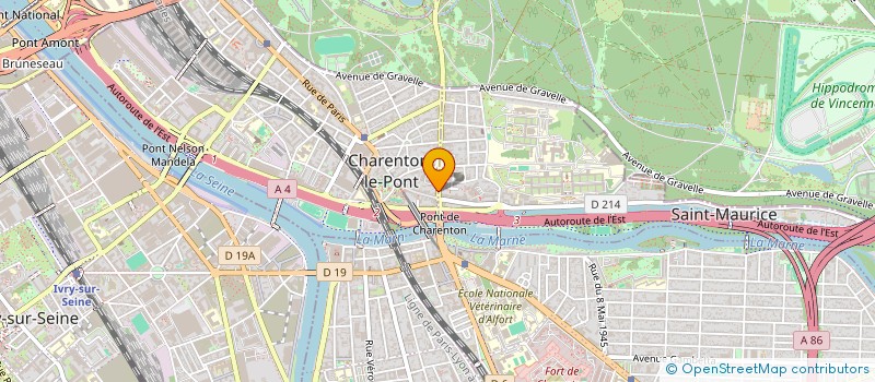 localisation de l'entreprise MONSIEUR ANTOINE COCHET  CHARENTON-LE-PONT