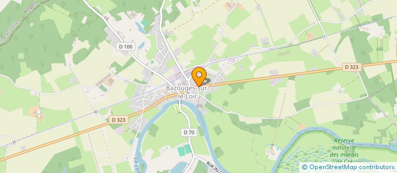 localisation de l'entreprise MONSIEUR ANTOINE COCHON  BAZOUGES CRE SUR LOIR