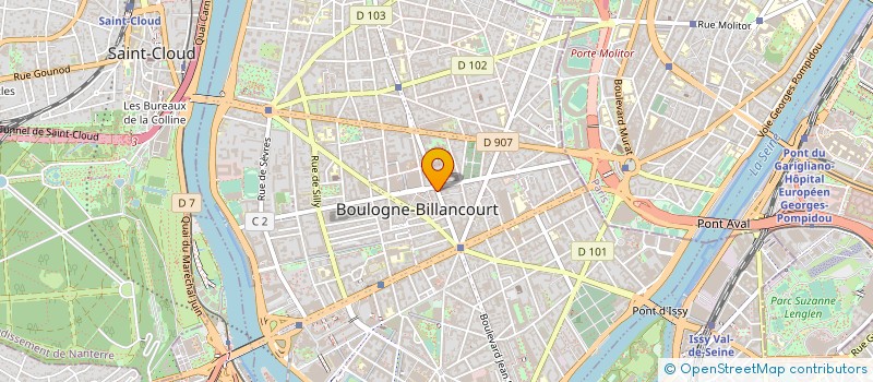 localisation de l'entreprise MONSIEUR ANTOINE COLOMBANI à BOULOGNE-BILLANCOURT