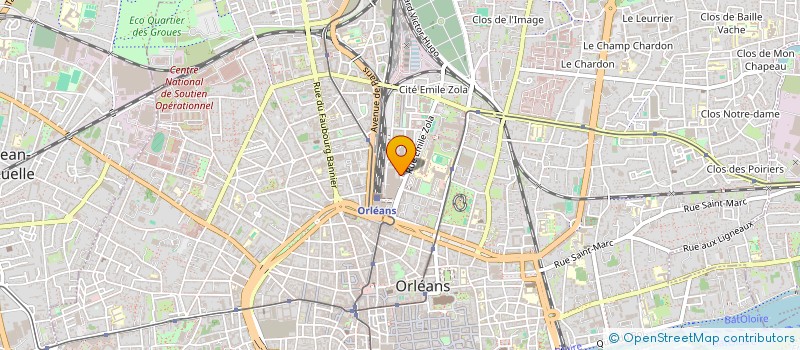 localisation de l'entreprise MONSIEUR ANTOINE COLON DE FRANCIOSI  ORLEANS