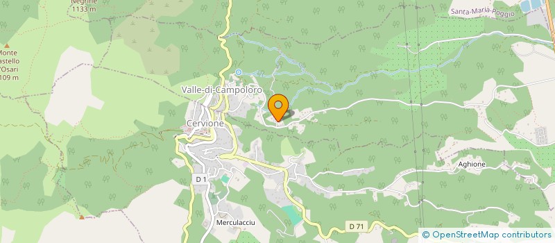 localisation de l'entreprise MONSIEUR ANTOINE COLONNA D'ISTRIA à VALLE-DI-CAMPOLORO
