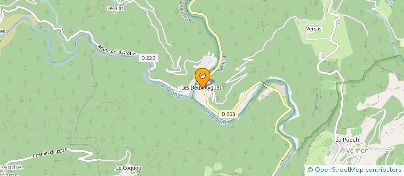 localisation de l'entreprise MONSIEUR ANTOINE COMBIER  SANILHAC