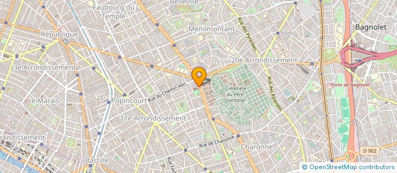 localisation de l'entreprise MONSIEUR ANTOINE COMPAIN  PARIS