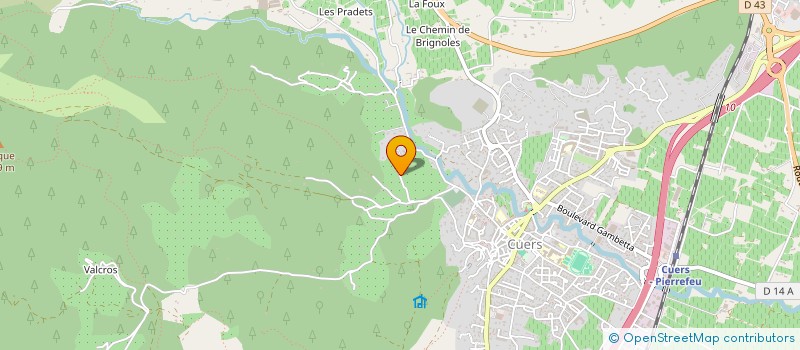 localisation de l'entreprise MONSIEUR ANTOINE CONESA  CUERS