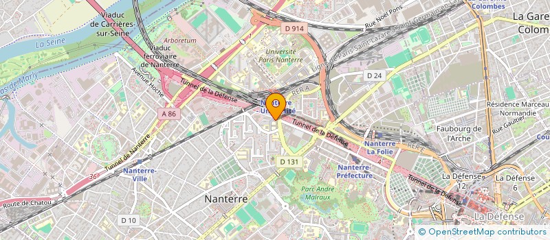 localisation de l'entreprise MONSIEUR ANTOINE CORDIN  NANTERRE