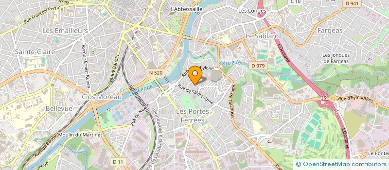 localisation de l'entreprise MONSIEUR ANTOINE CORFA à LIMOGES