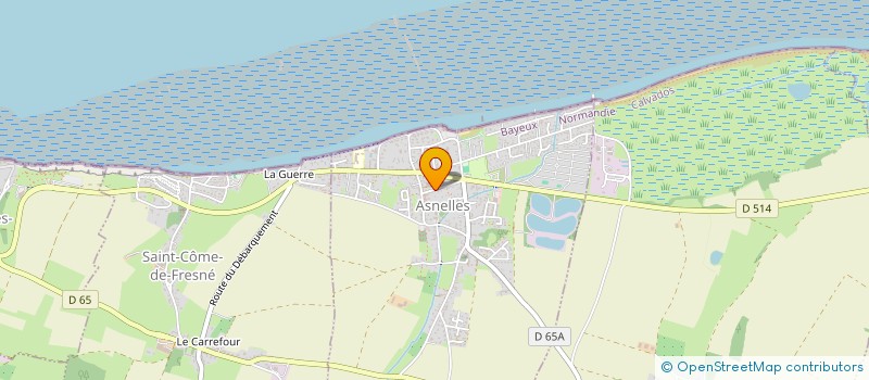 localisation de l'entreprise MONSIEUR ANTOINE CORMIER  ASNELLES