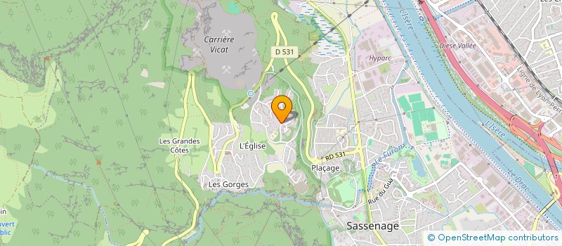 localisation de l'entreprise MONSIEUR ANTOINE CORRENOZ  SASSENAGE