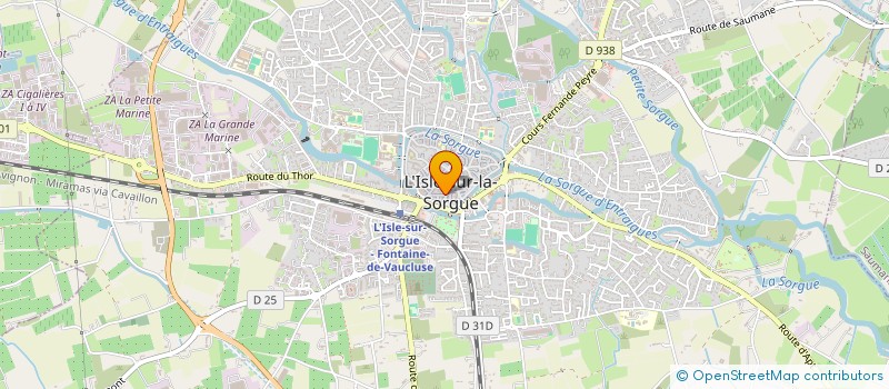 localisation de l'entreprise MONSIEUR ANTOINE CORTES à L'ISLE-SUR-LA-SORGUE