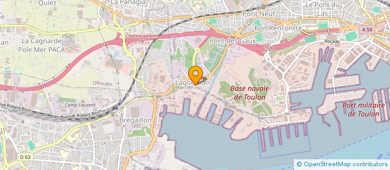 localisation de l'entreprise MONSIEUR ANTOINE CORTES  TOULON