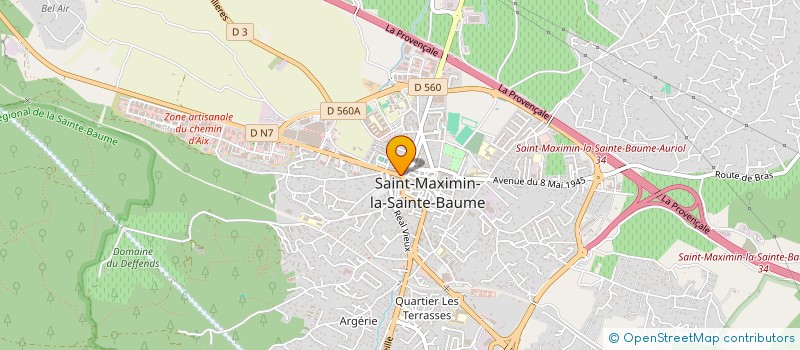 localisation de l'entreprise MONSIEUR ANTOINE CORTES à SAINT-MAXIMIN-LA-SAINTE-BAUME