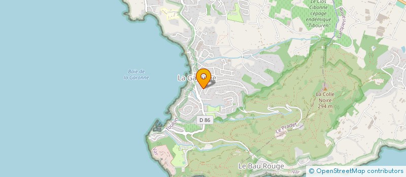 localisation de l'entreprise MONSIEUR ANTOINE CORTI  LE PRADET