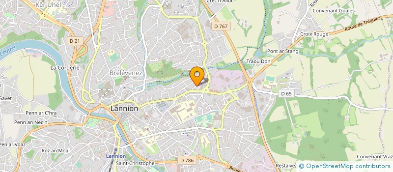 localisation de l'entreprise MONSIEUR ANTOINE COSENTINO à LANNION