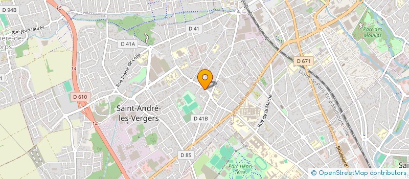 localisation de l'entreprise MONSIEUR ANTOINE COSTANTINI à SAINT-ANDRE-LES-VERGERS
