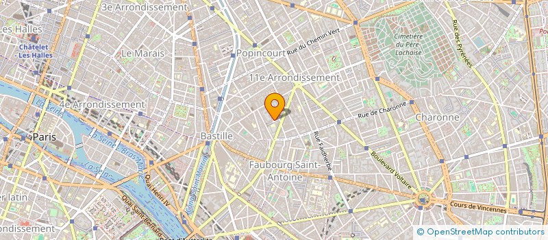 localisation de l'entreprise MONSIEUR ANTOINE COSTES  PARIS