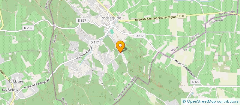 localisation de l'entreprise MONSIEUR ANTOINE COSTEUX à ROCHEGUDE