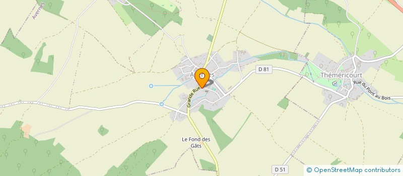 localisation de l'entreprise MONSIEUR ANTOINE COTELLE  AVERNES