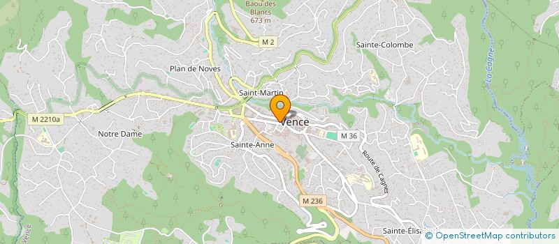 localisation de l'entreprise MONSIEUR ANTOINE COTI à VENCE