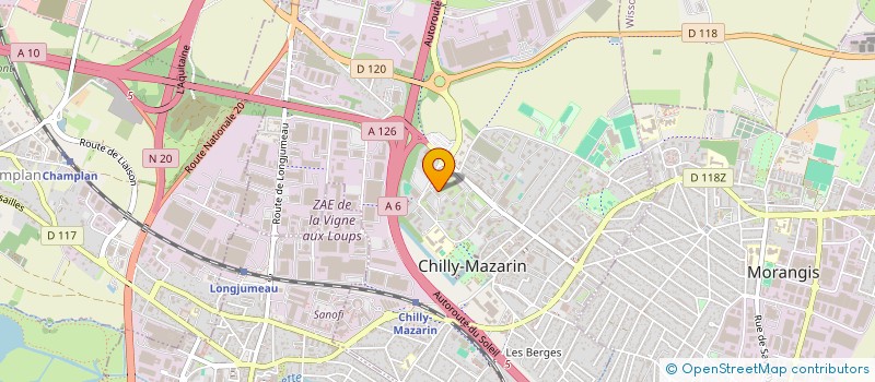 localisation de l'entreprise MONSIEUR ANTOINE COULOMBEL  CHILLY-MAZARIN