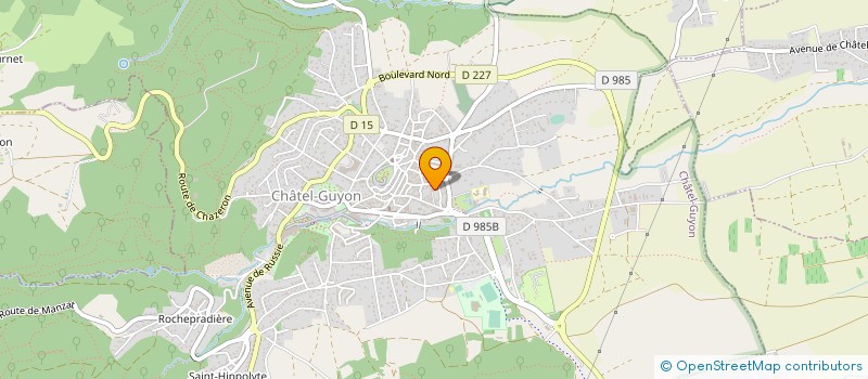 localisation de l'entreprise MONSIEUR ANTOINE COULON à CHATEL-GUYON