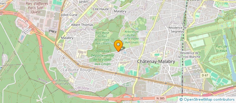 localisation de l'entreprise MONSIEUR ANTOINE COULON  CHATENAY-MALABRY