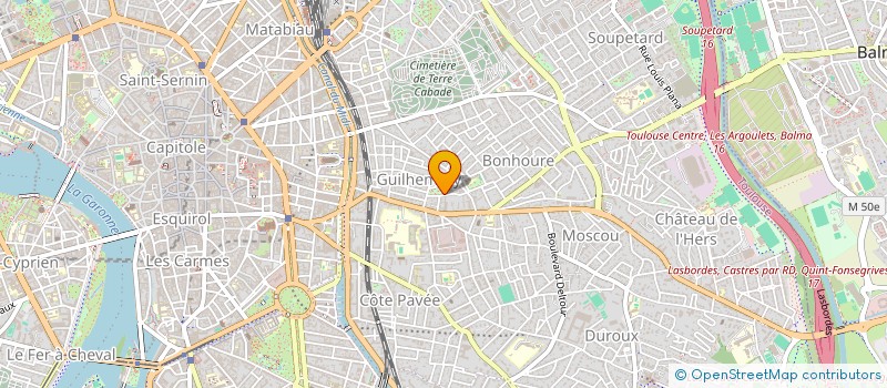 localisation de l'entreprise MONSIEUR ANTOINE COUPE à TOULOUSE