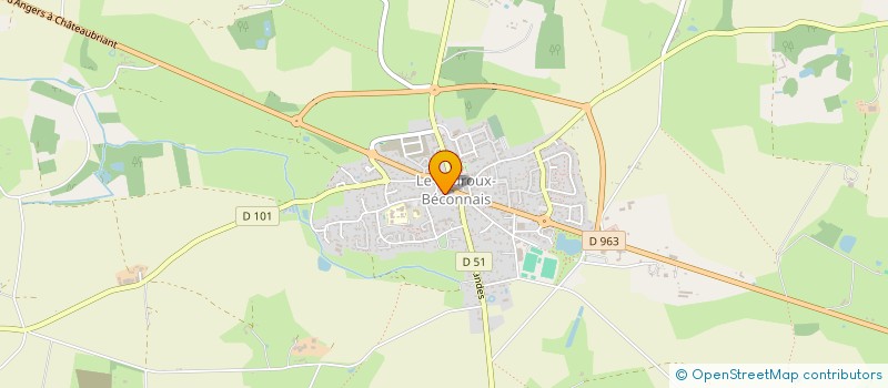 localisation de l'entreprise MONSIEUR ANTOINE COURCOUL  VAL D'ERDRE-AUXENCE