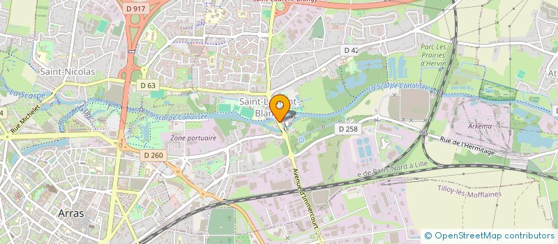 localisation de l'entreprise MONSIEUR ANTOINE COURDENT  SAINT-LAURENT-BLANGY