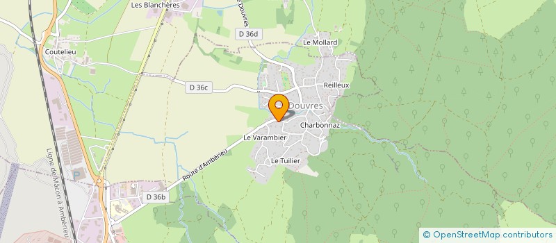 localisation de l'entreprise MONSIEUR ANTOINE COURTHALIAC  DOUVRES