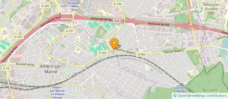 localisation de l'entreprise MONSIEUR ANTOINE COURTOIS  NOISY-LE-GRAND