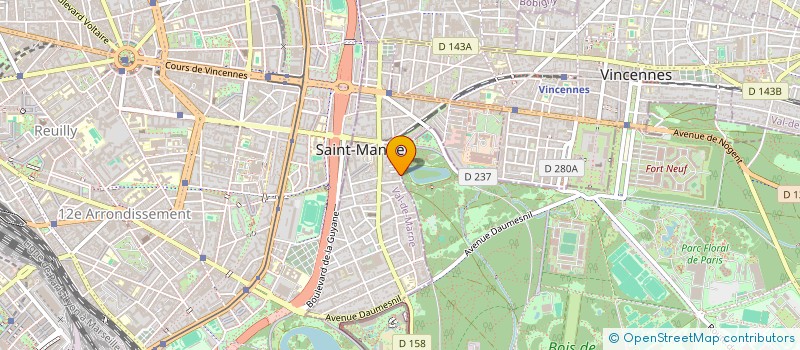 localisation de l'entreprise MONSIEUR ANTOINE COURTOIS DIT DUVERGER à SAINT-MANDE