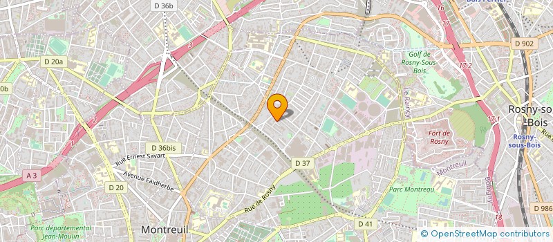 localisation de l'entreprise MONSIEUR ANTOINE COUSIN à MONTREUIL