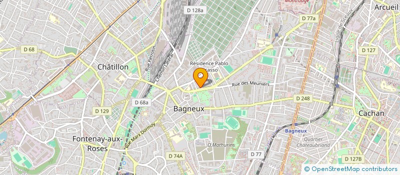 localisation de l'entreprise MONSIEUR ANTOINE COUSIN à BAGNEUX