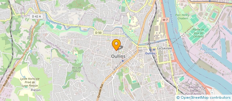 localisation de l'entreprise MONSIEUR ANTOINE COUSIN  OULLINS-PIERRE-BENITE