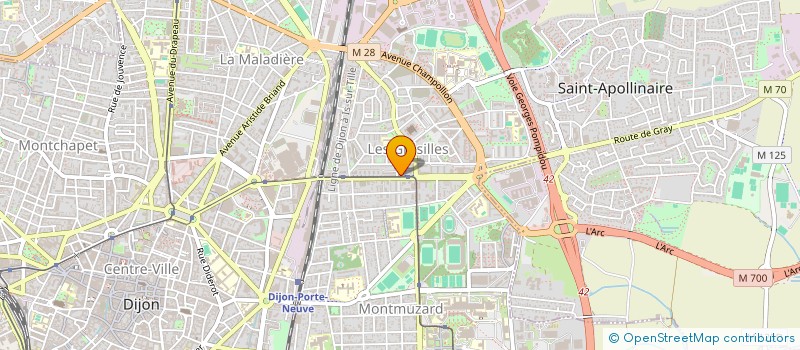 localisation de l'entreprise MONSIEUR ANTOINE COUSSEMENT à DIJON