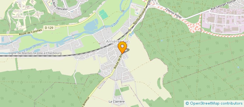 localisation de l'entreprise MONSIEUR ANTOINE COUSSENS à ARNIERES-SUR-ITON