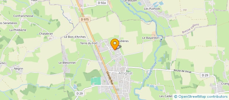 localisation de l'entreprise MONSIEUR ANTOINE COUTINHO à ATTIGNAT